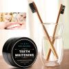 1 oz Activated Coconut Charcoal Powder Teeth Whitening Powder Bamboo Teeth Whitening Kit with Toothbrush for Oral Hygiene