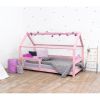 No.1318 solid wood Kids house bed for baby furniture