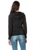  Hooded Sweatshirt Women,Zip Up and Heavy Washed Functional Cotton Sweatshirts with Pearls on Front Shoulder 