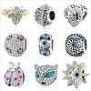 BAMOER s925 Sterling silver charms pendants For bracelet necklace womrn jewelry