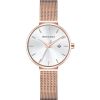 Factory price  women watches ladies steel band wrist quartz watch 