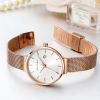 Factory price  women watches ladies steel band wrist quartz watch 