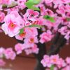 Artificial peach blossom wedding flower tree