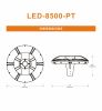 LED post top light  (LED-8500-PT)