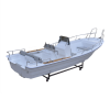 Liya 7.6m fiberglass fishing boat panga boat for sale