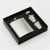 Factory Direct Sale Stainless Steel Hip Flask Gift Set With Two Shot And Funnel For