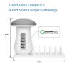 Tenee T-PC006 multi-port USB charger with Mushroom light