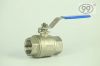 1/4 "-6" cf8m 1000 wog 1Pc threaded female SS 304 NPT integrated ball valve