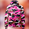 Multi color panel custom logo Fleece hoodie