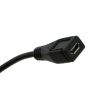 shenzhen short fast data charging 90 degree right angle u l shape micro usb male to micro otg usb female extension cord cable 