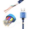 original colorful host otg laptop textile pl2303 power supply 5v 3a optical usb data cable for para android samsung mobile phone 