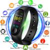 2019 New smart sports watch Women Smart Watch Men Heart Rate Blood Pressure Monitor Fitness Tracker Pedometer Watch+band
