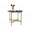 Metal frame brown marb...