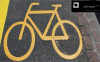 YELLOW HOT MELT PAINT ROAD MARKINGS