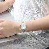 Factory Supply Thin Women Stainless Steel Wrist Watch with Japan Movement