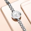 Factory Supply Thin Women Stainless Steel Wrist Watch with Japan Movement