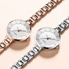 Factory Supply Thin Women Stainless Steel Wrist Watch with Japan Movement