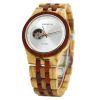 New Arrival Automatic Waterproof Mechanical Natural Rose Reloj de madera Wood Watch