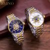 OEM fashion automatic watch mechanical  movement watch alloy watch