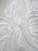 Hot sale good quality Embroidered white lace Fabric For Wedding gowns/