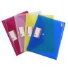 Office Stationery Manufacturer Translucent A4 FC Plastic Document Bags With Card Holder