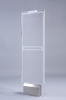 EAS AM Acrylic 58KHz 50cm wide anti-theft retail security System alarm system gate for closing shop