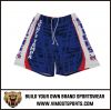 OEM 100% Polyester  Custom Sublimation Lacrosse short