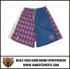 OEM 100% Polyester  Custom Sublimation Lacrosse short