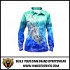 Women's Custom Sublimation Long Sleeve Fishing Shirt