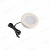 12v Round Ultra Thin 2.5w Warm White Cool White Led Under Cabinet Lighting Slim Aluminum Puck Lights For Counter Closet