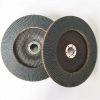 125mm calcined zirconia flap disc with 115mm metal backing pad