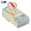 Qin Patent FTP/UTP/SFTP cat7, cat6, 6A, 5E cable RJ45 modula connectors plug welcome OEM