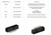 2.0mm Board to Board Connector Male Headers B2B Connector 0.8/1.0/1.27/2.0/2.54mm pitches