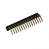 2.54mm Male double row pin header right angle dip type 