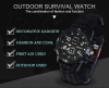 Hot sale wholesale manual survival outdoor equipment military watch, customized design multi-functional paracord Watch