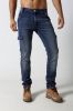 Men's slim blue cargo pant