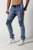 Men's slim biker denim jeans