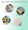 shade sail hdpe fabric...