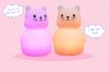 Multicolor Silicone Cat Led Night Light Touch Sensor Soft Led Lamp for Kids Baby Children Gift 