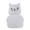 Multicolor Silicone Cat Led Night Light Touch Sensor Soft Led Lamp for Kids Baby Children Gift 