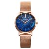 32mm Alloy Case Steel Milanese Band Ladies Fashion Watch Jewlery Quartz Watch for Women