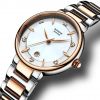 Ladies Fashion Watch ,OEM Stainless steel Slim Quartz Wrist Watch for Women