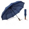 UV Protection Auto Open Close 3 Folding Umbrella