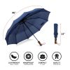 UV Protection Auto Open Close 3 Folding Umbrella