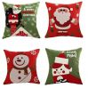 Christmas embroidery cushion cover home sofa decor