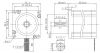 Two phase nema 23 stepper motor Y07-59D1-4008