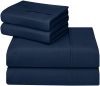 Soft Brushed Microfiber Wrinkle Fade Bed Sheet Set