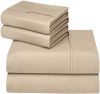 Soft Brushed Microfiber Wrinkle Fade Bed Sheet Set