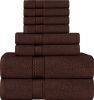 100% Ring Spun Cotton Luxury 600 GSM Towel Set (2 Bath Towels, 2 Hand Towels & 4 Washcloths)