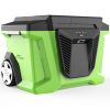 Big Capacity 55L High Sound 10W 4400mah Wireless Charging  Wheeled Cooler Frozen Box Outdoor Picnic Party